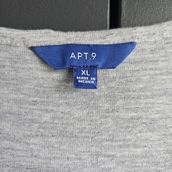 APT 9 Womens Long Sleeve Top Sz XL - Picture 3 of 6